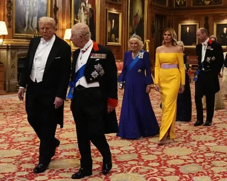 Royals Present Grand Welcome During Demonstrations; Kimmel Taken Off Air Due To Charlie Kirk Remarks